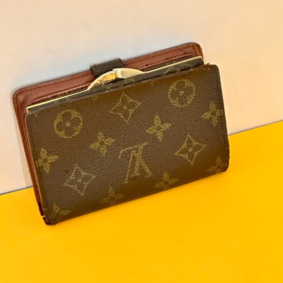 Louis Vuitton The Kisslock Bifold wallet Brown Monogram - Picture 1 of 15